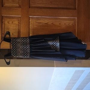 Girl's Holiday Dress - High and Low IZ Byer Size 7 - EUC